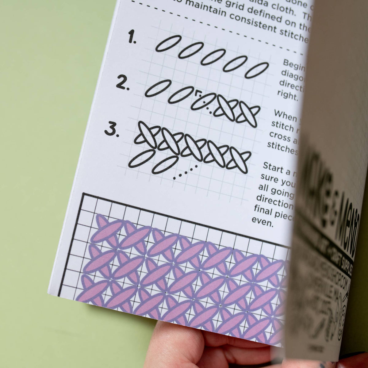 Embroidery + Cross Stitch Basics Guide Zine Mutual Adoration + POST