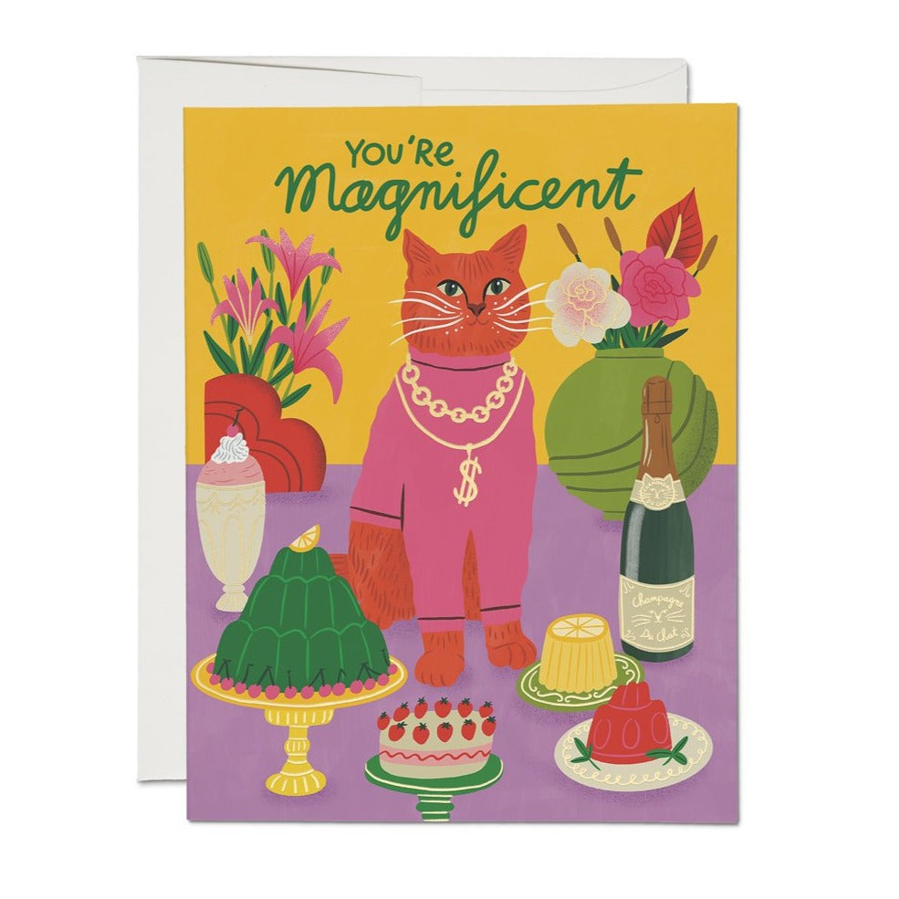 Magnificent Cat Card – Mutual Adoration + POST