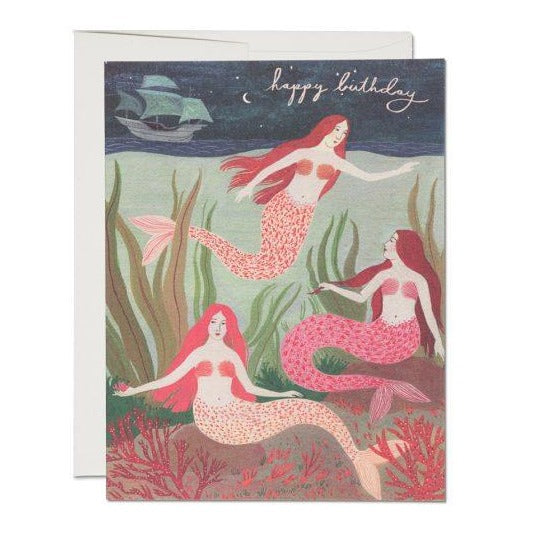 Mermaids Birthday Card – Mutual Adoration + POST