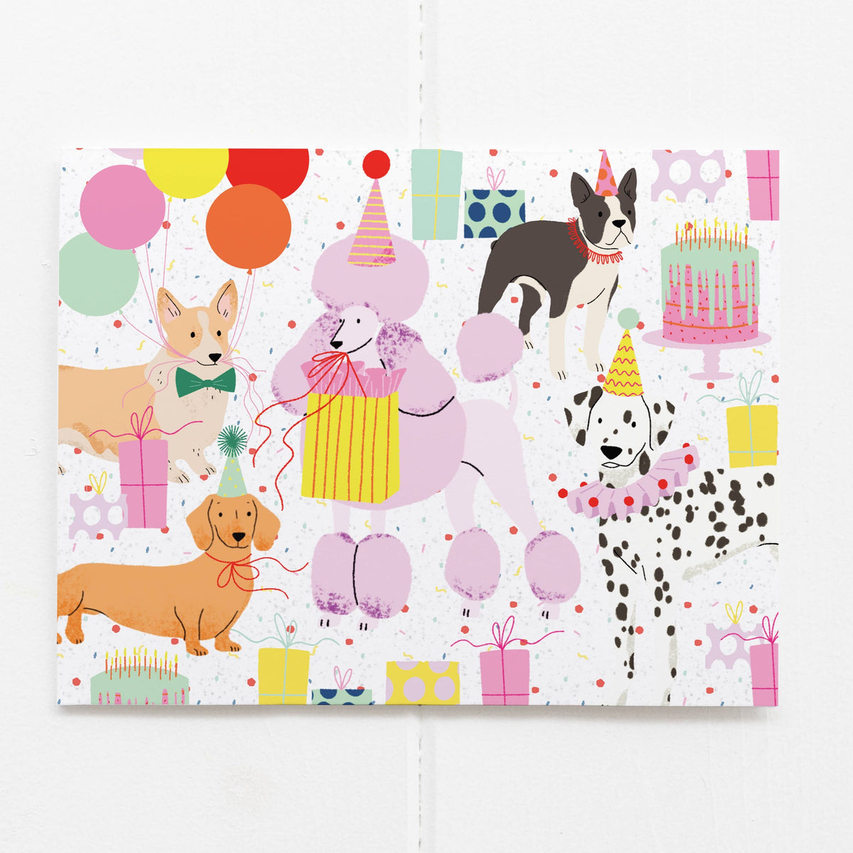 Party Dogs Birthday Card – Mutual Adoration + POST