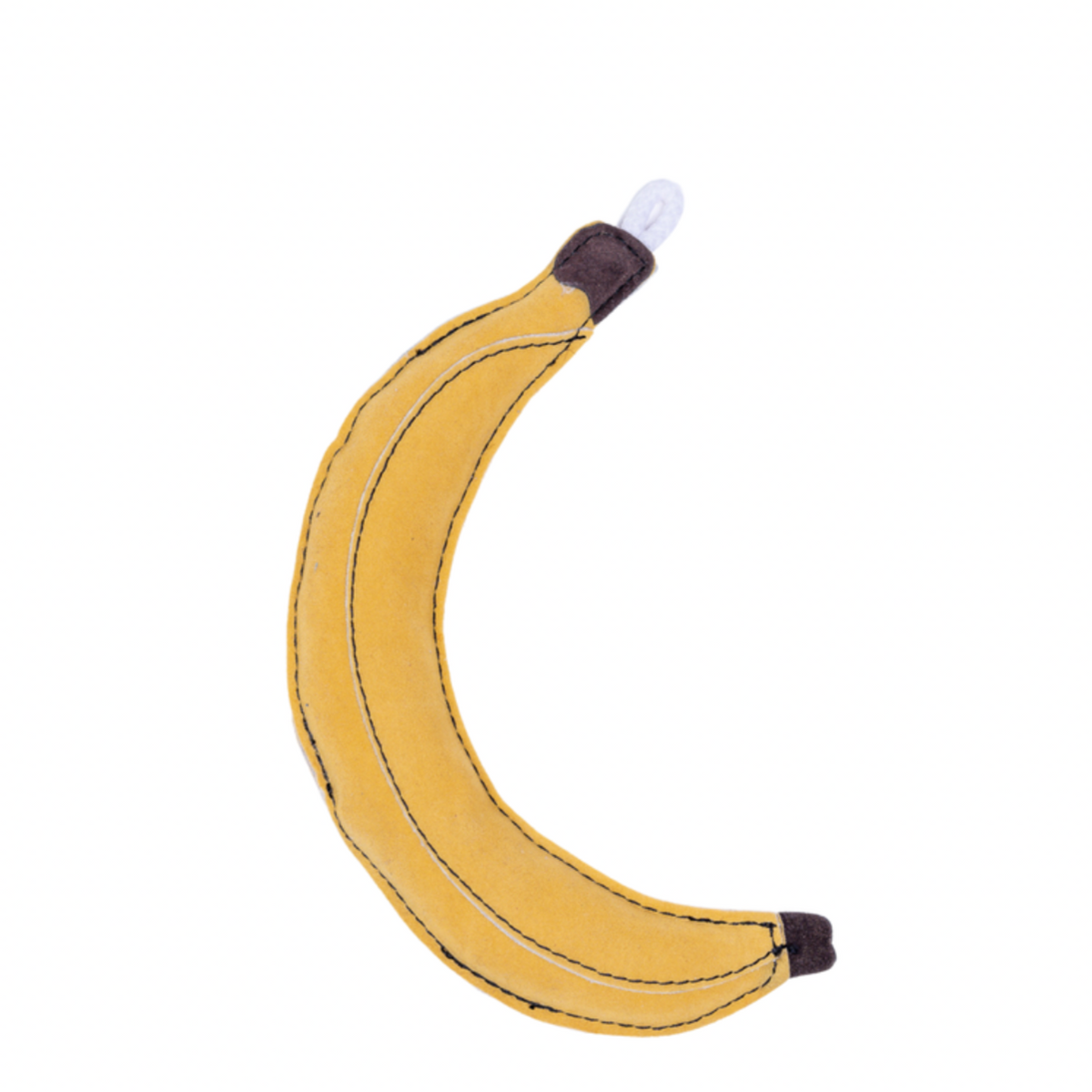 Vegan Leather Banana Dog Toy – Mutual Adoration + POST - Banana Filled Dog Toys