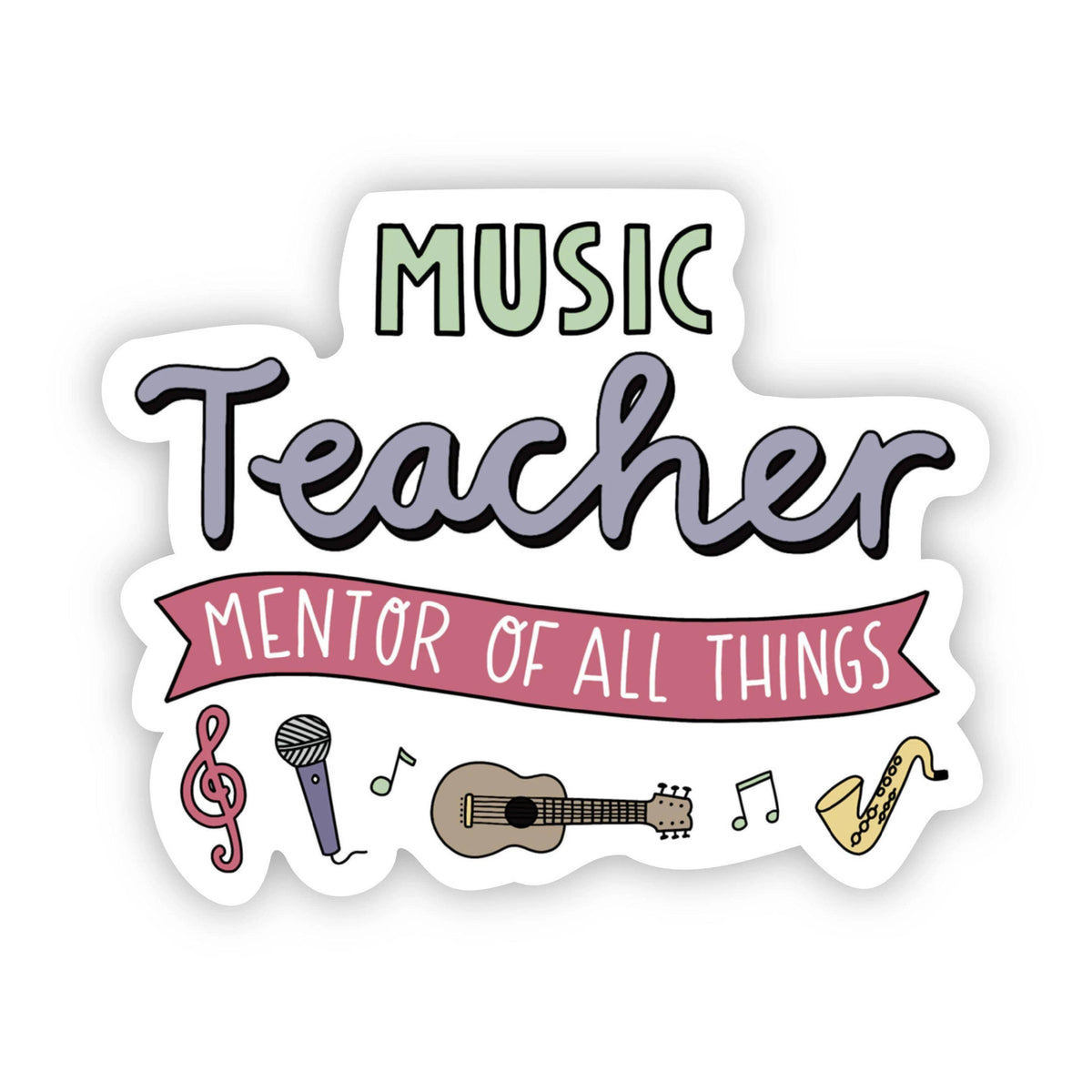 Music Teacher Sticker – Mutual Adoration + POST