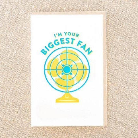 Biggest Fan Greeting Card – Mutual Adoration + POST