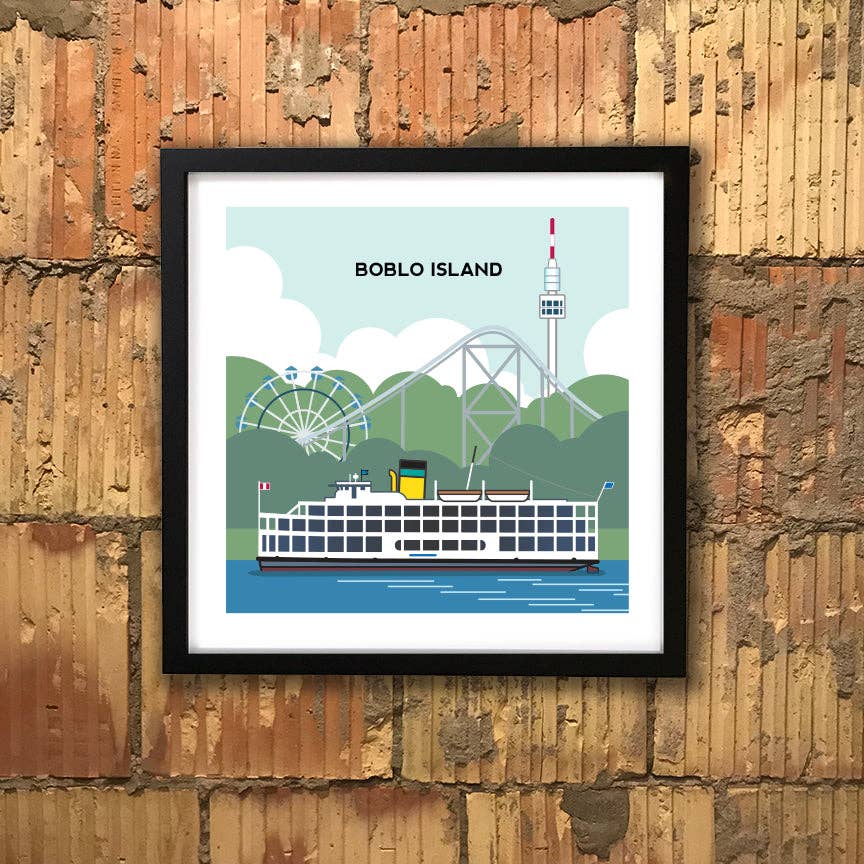 Boblo Island 12x12 Art Print – Mutual Adoration + POST