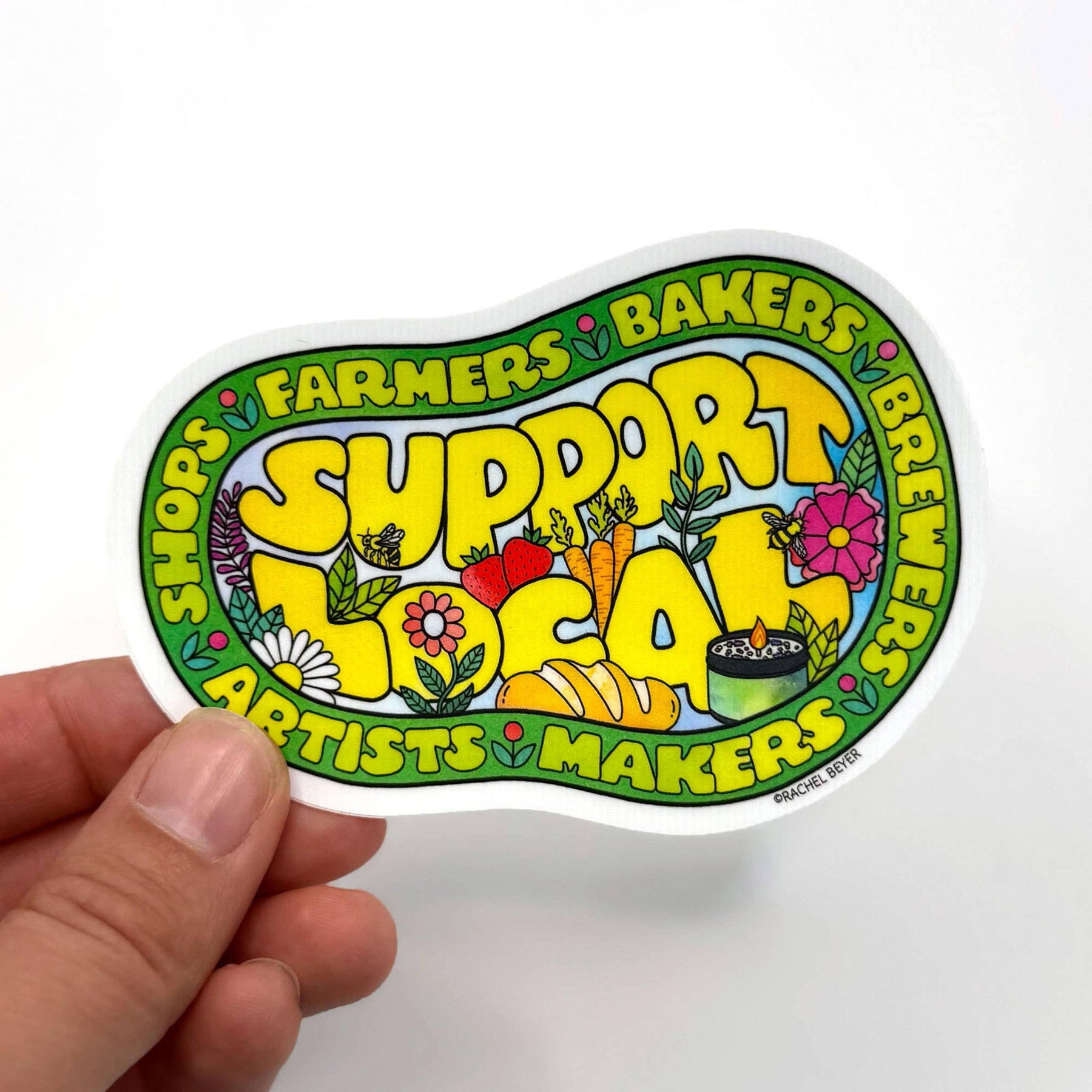 Support Local Sticker Support Local Sticker – Mutual Adoration + POST