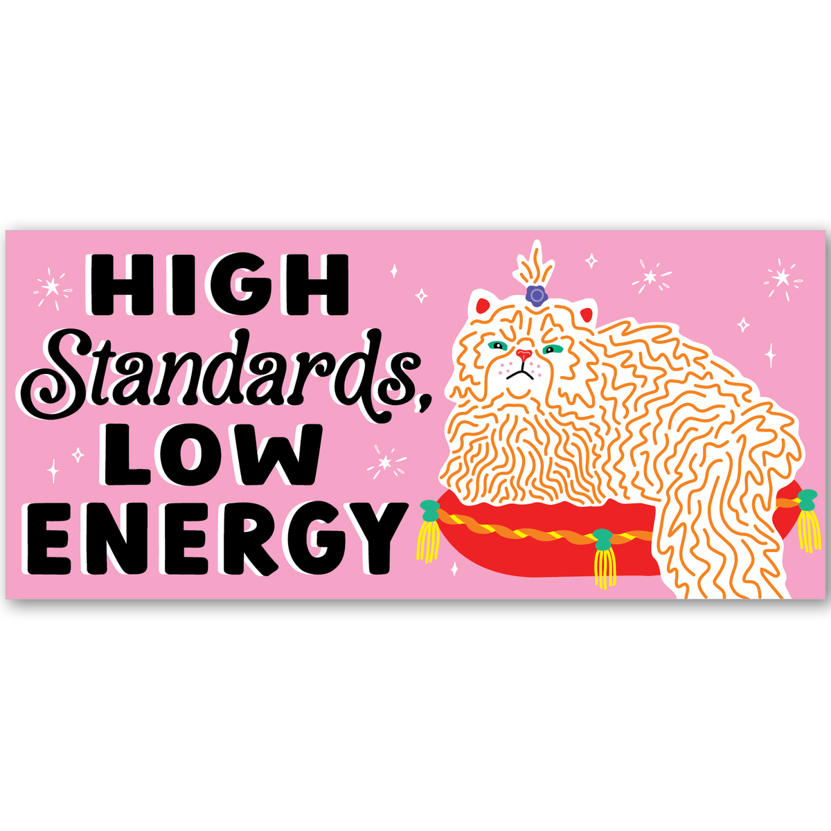 High Standards Mini Bumper Sticker – Mutual Adoration + POST