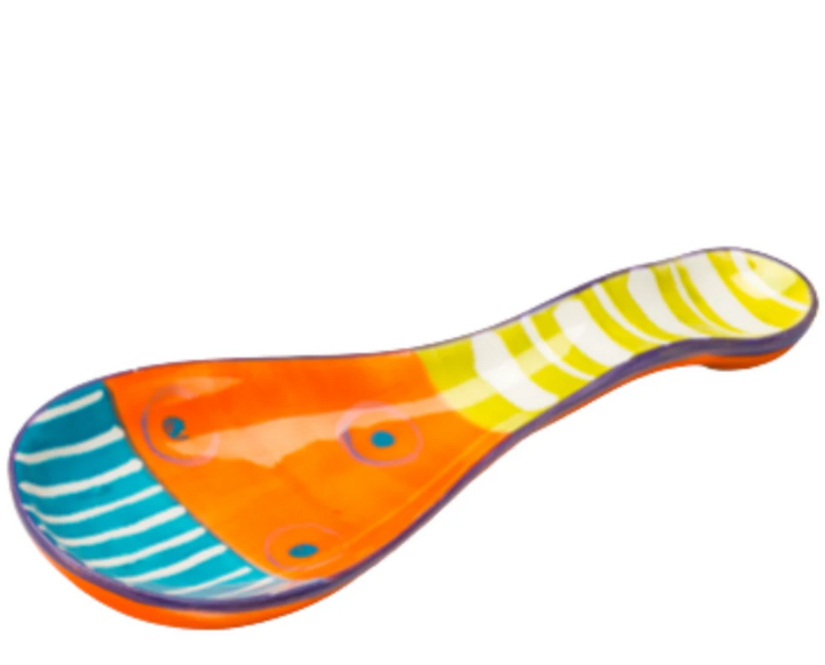 Carousel Painted Ceramic Spoon Rest – Mutual Adoration + POST