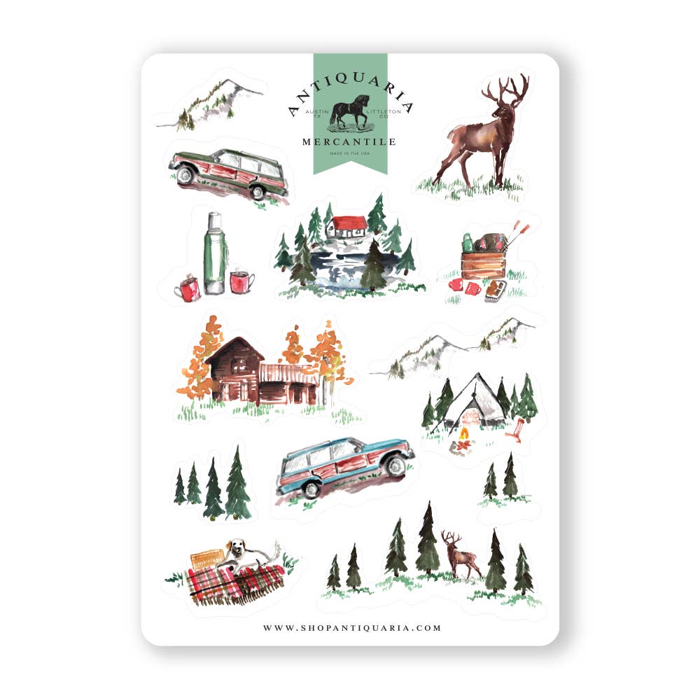 Alpine Lodge Sticker Sheet – Mutual Adoration + POST