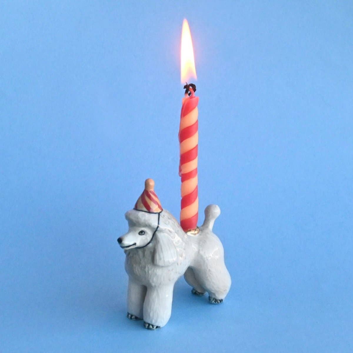 Poodle Porcelain Cake Topper