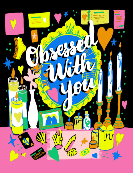 Obsessed With You Love Greeting Card – Mutual Adoration + POST
