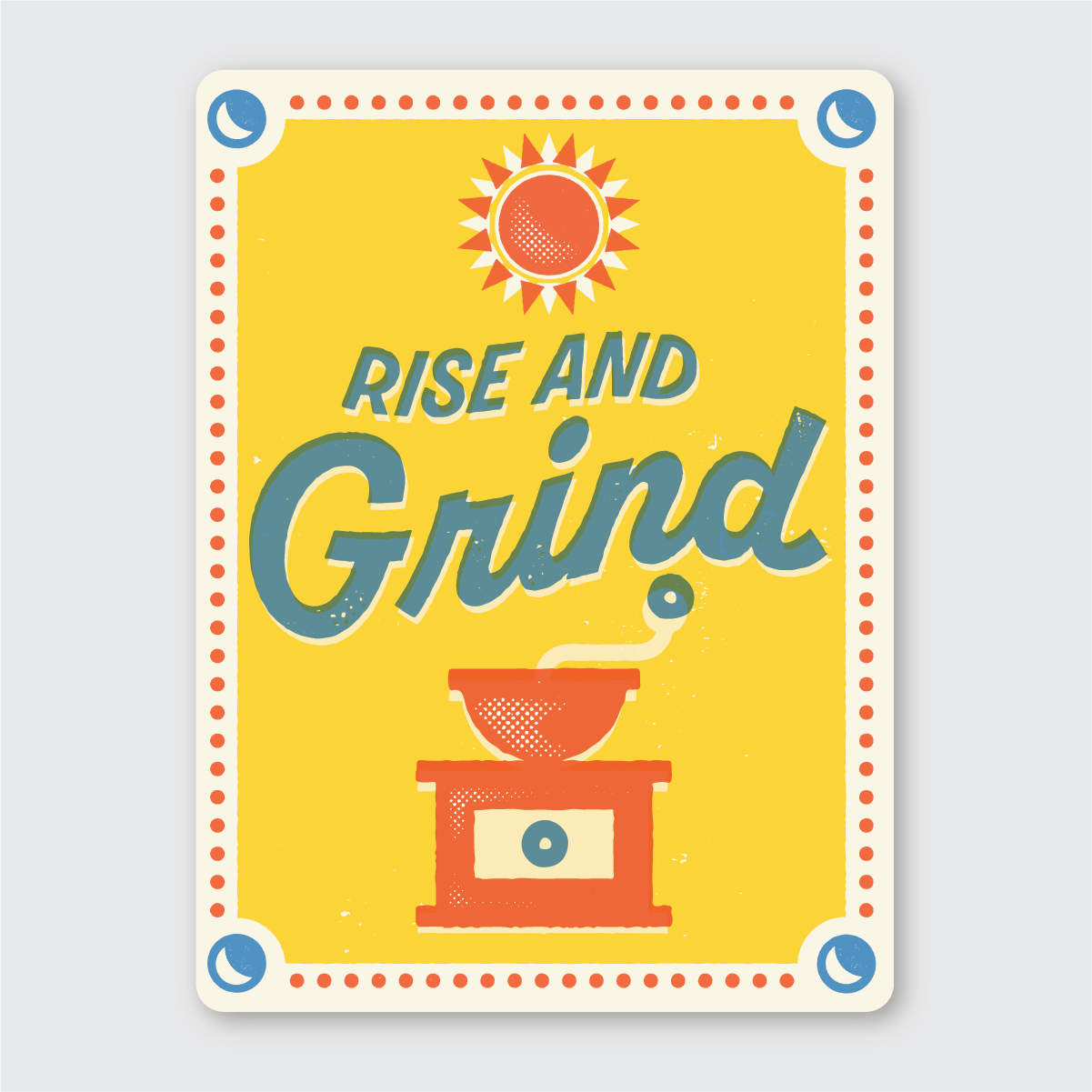 Grinding Rice Sticker Rise and Grind Sticker – Mutual Adoration + POST