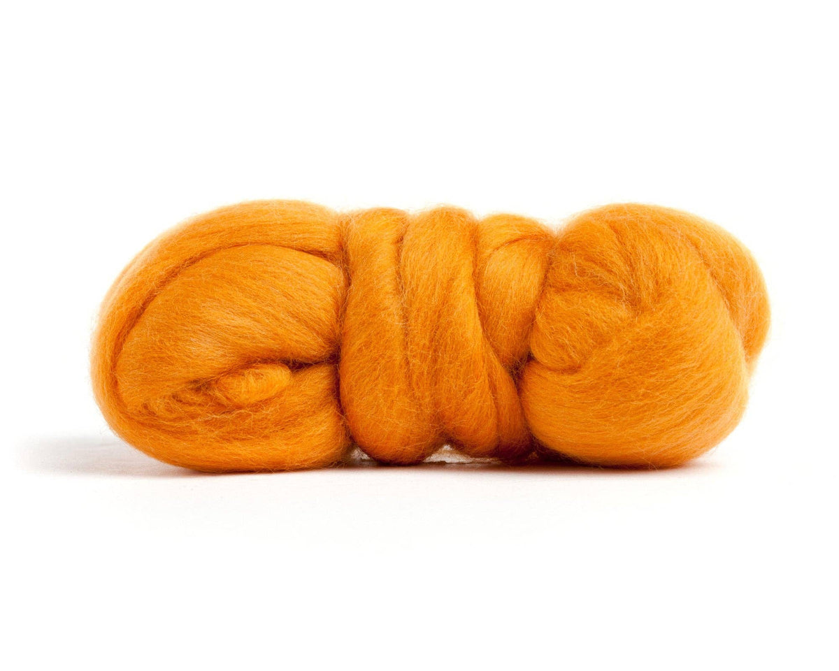 Tangerine Orange Merino Wool Roving – Mutual Adoration + POST