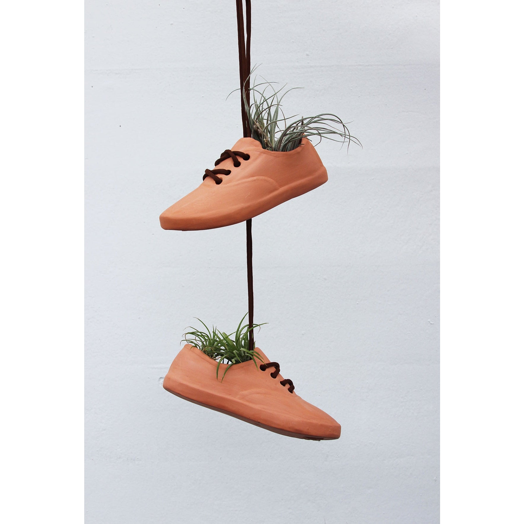 shoe hanger planter Terracotta Hanging Shoe Planters – Mutual Adoration + POST