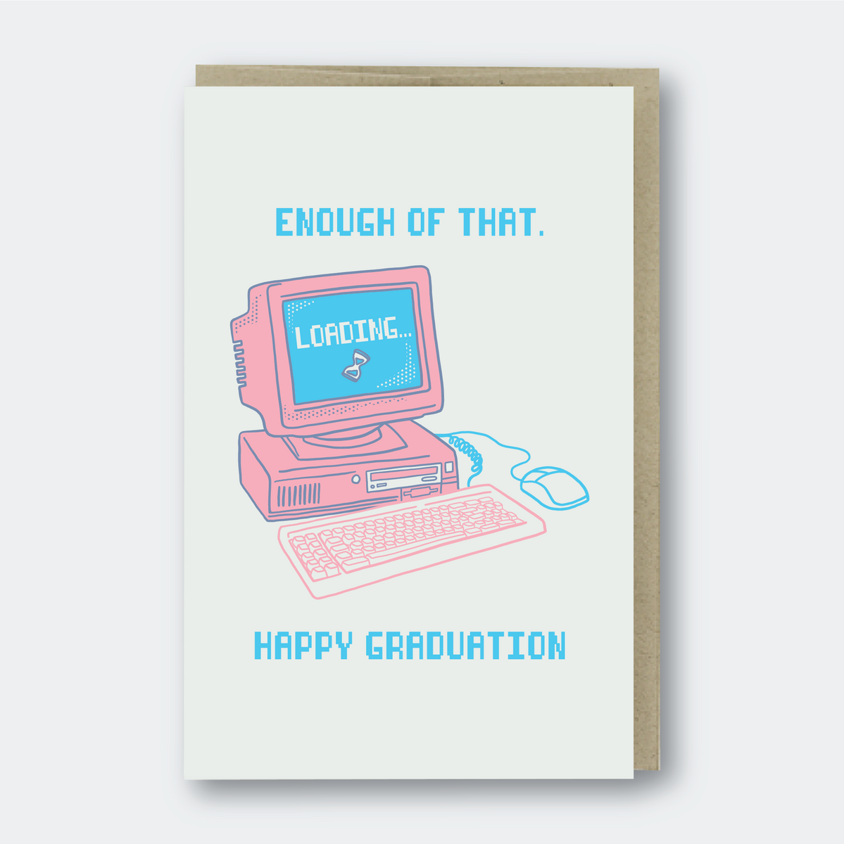 Computer Graduation Board Retro Computer Graduation Card – Mutual Adoration + POST