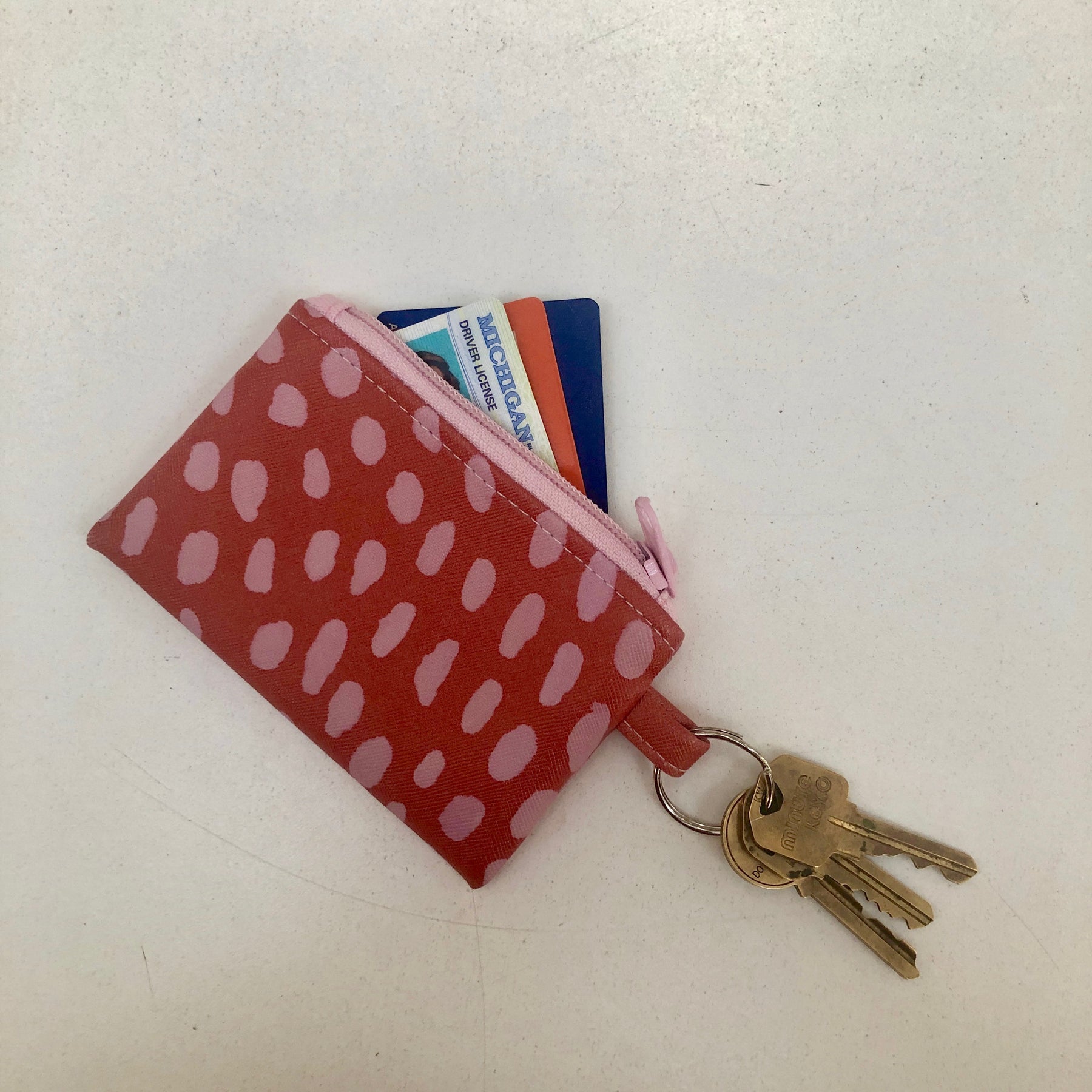 Zip Key Chain Pouch