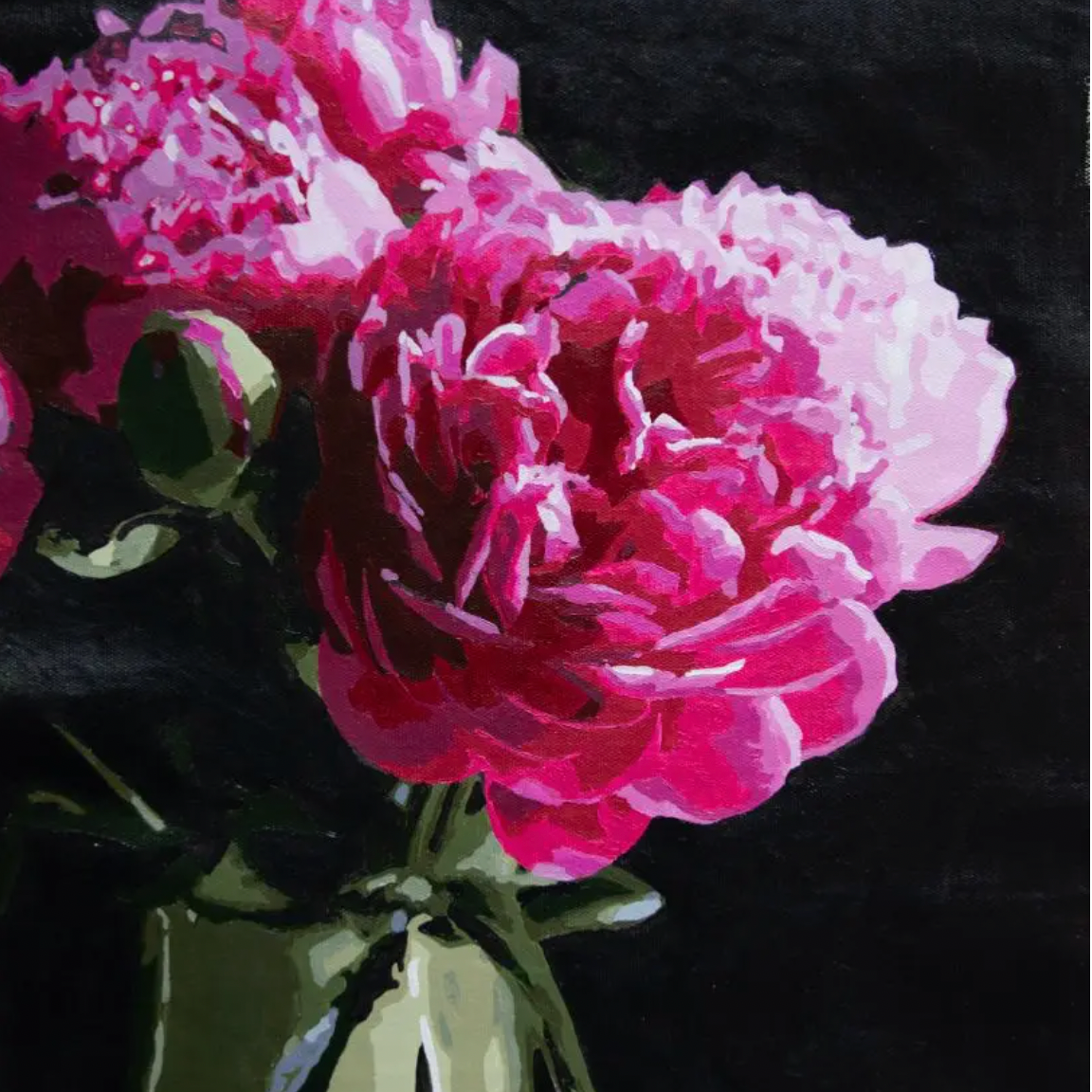 Kindness Pink Floral Paint By Numbers Kit – Mutual Adoration + POST