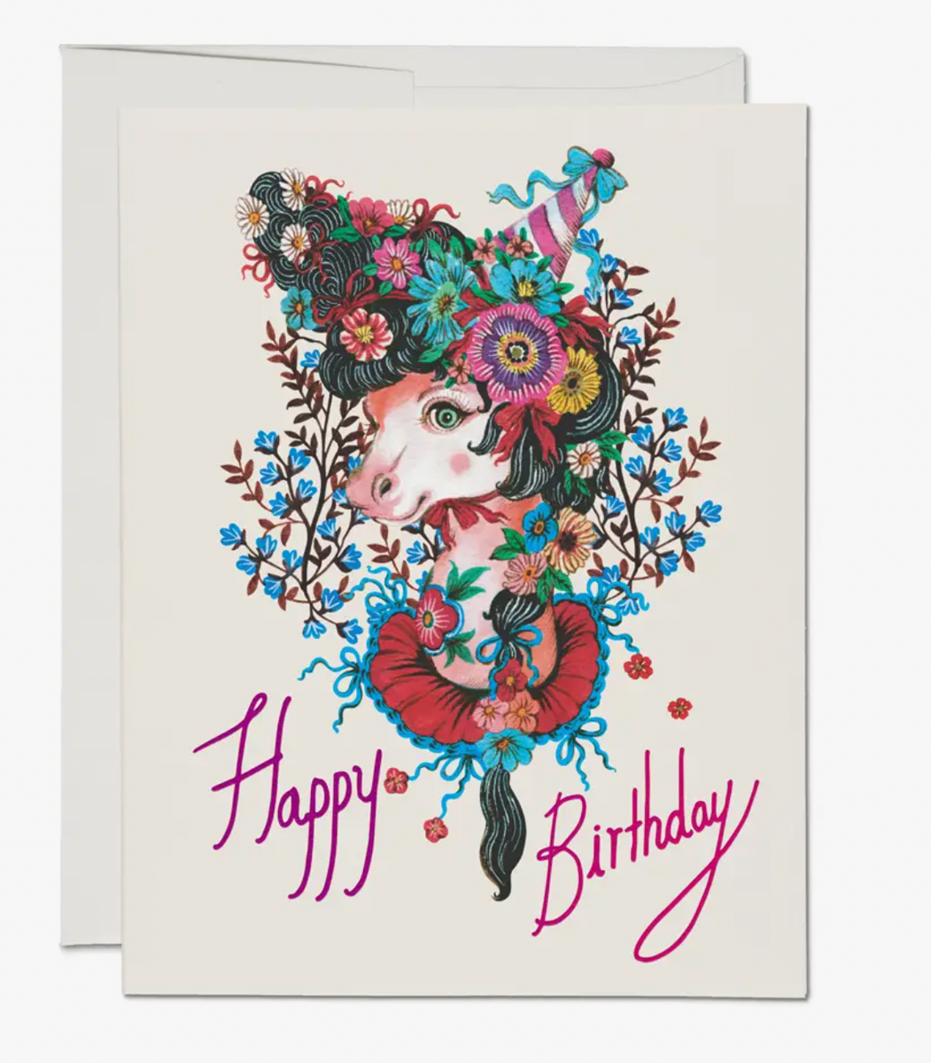 Fancy Pony Birthday Card – Mutual Adoration + POST