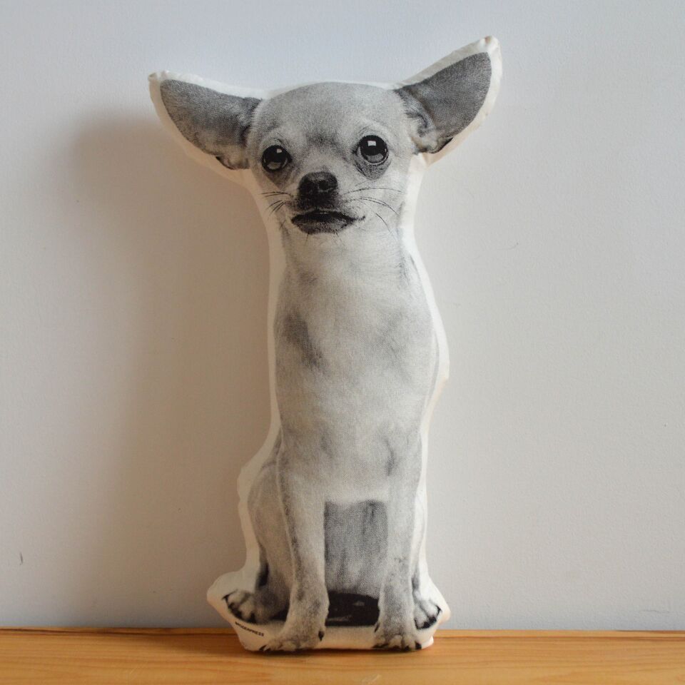 Broderpress Chihuahua Accent Pillow